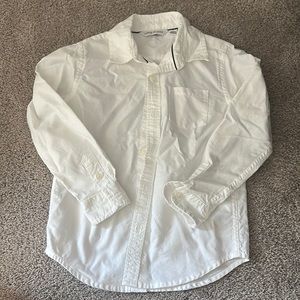 5T Janie and Jack White button down